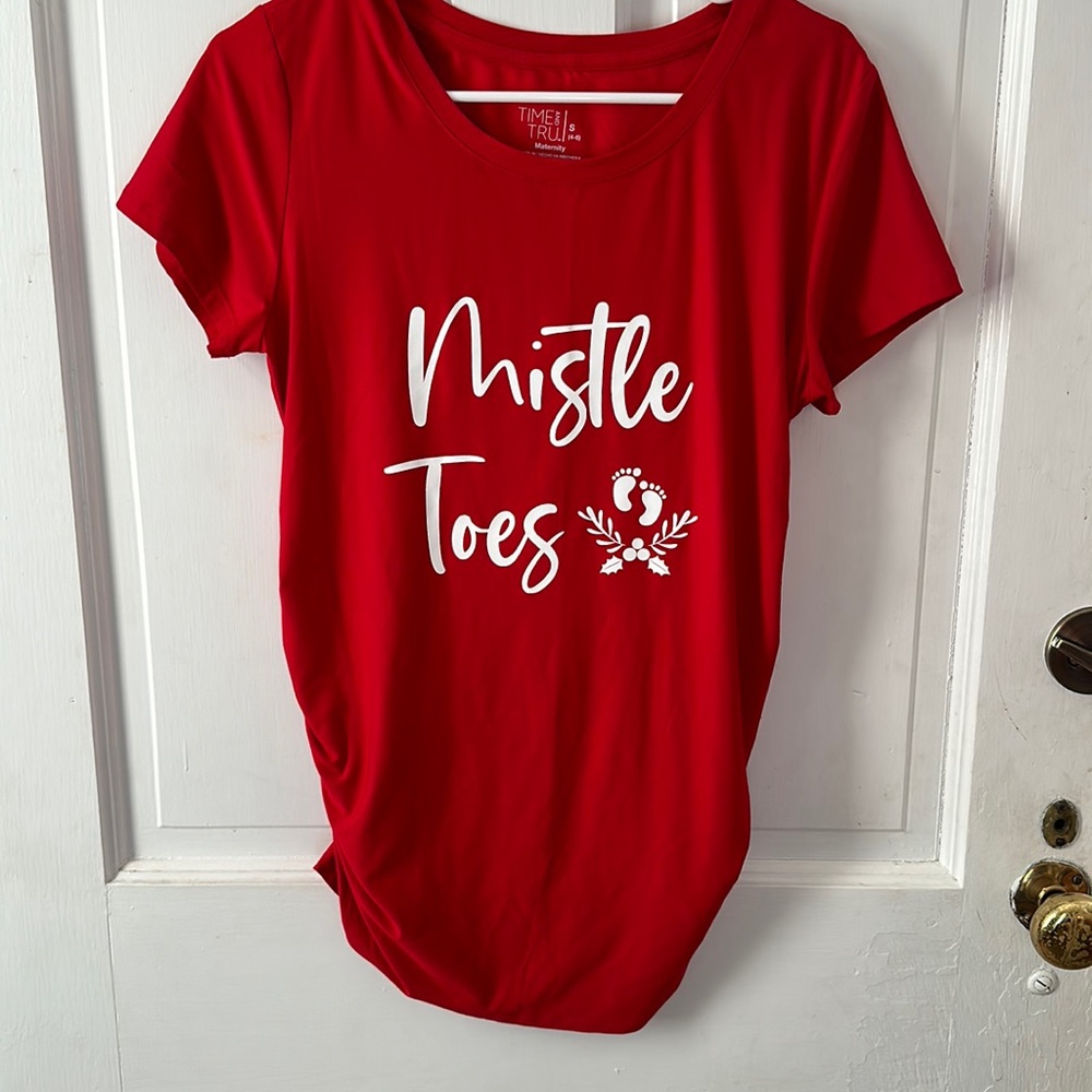 Maternity Shirt Mistle Toes